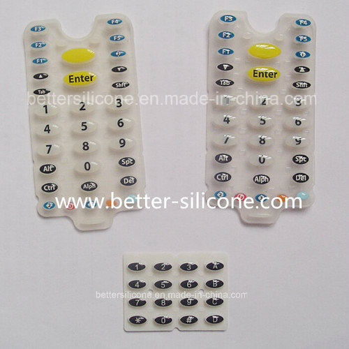 Remote Controller Silicone Rubber Keypad/Keyboard